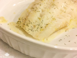 Baked Dill Cod Fillet {Whole30} {Paleo}