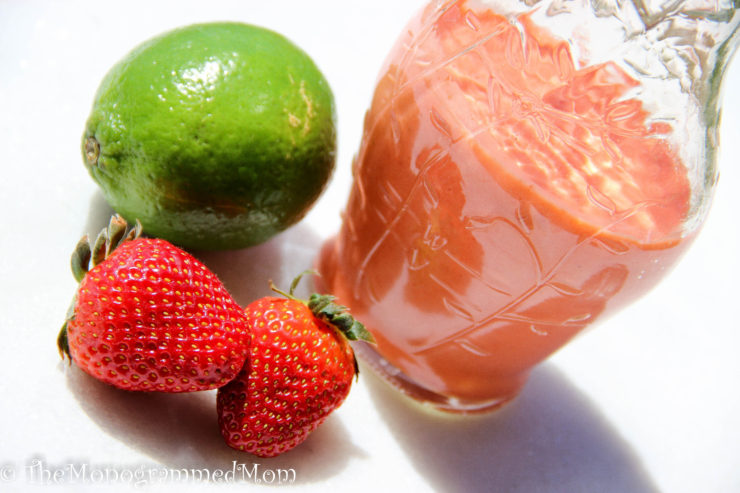 Strawberry-Lime Salad Dressing {Gluten-free}