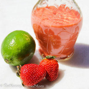 Strawberry-Lime Salad Dressing {Gluten-free}