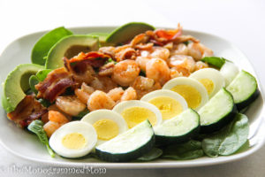 Shrimp Cobb Salad {Whole30} {Paleo}