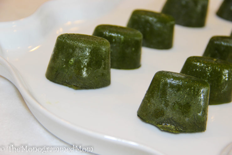 Spinach Smoothie Cubes {Whole30} {Paleo}