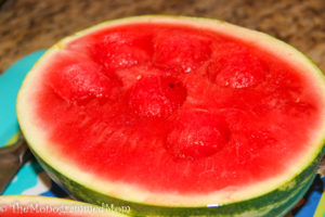 Watermelon Cucumber Mango Mint Salad {Whole30}
