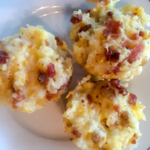 Delicious Leftover Mashed Potatoes: Bacon & Cheese Tater Muffins